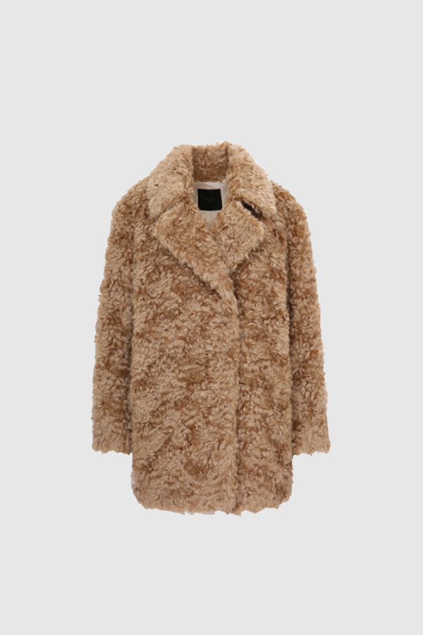 Lady's fake fur coat