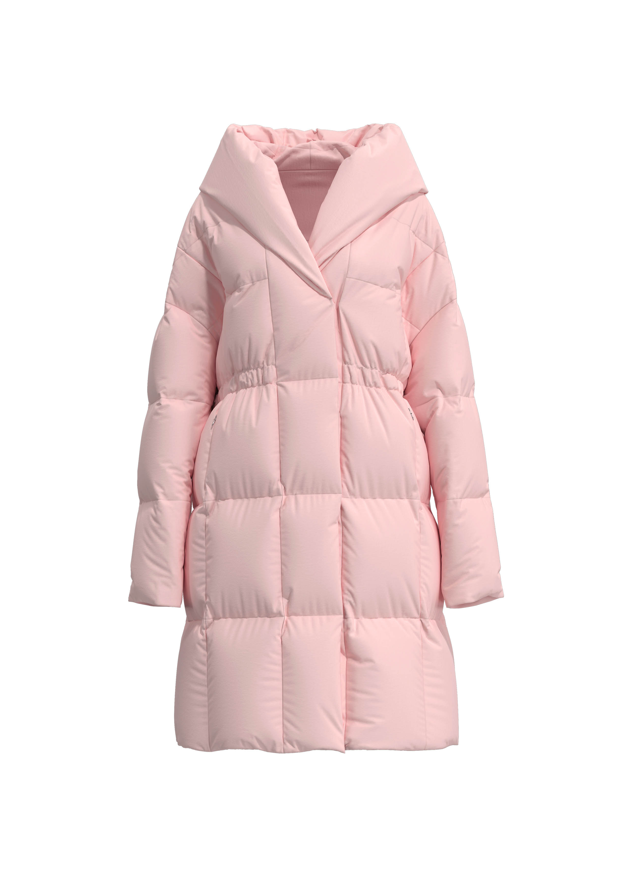 Lady's Fluffy down jacket