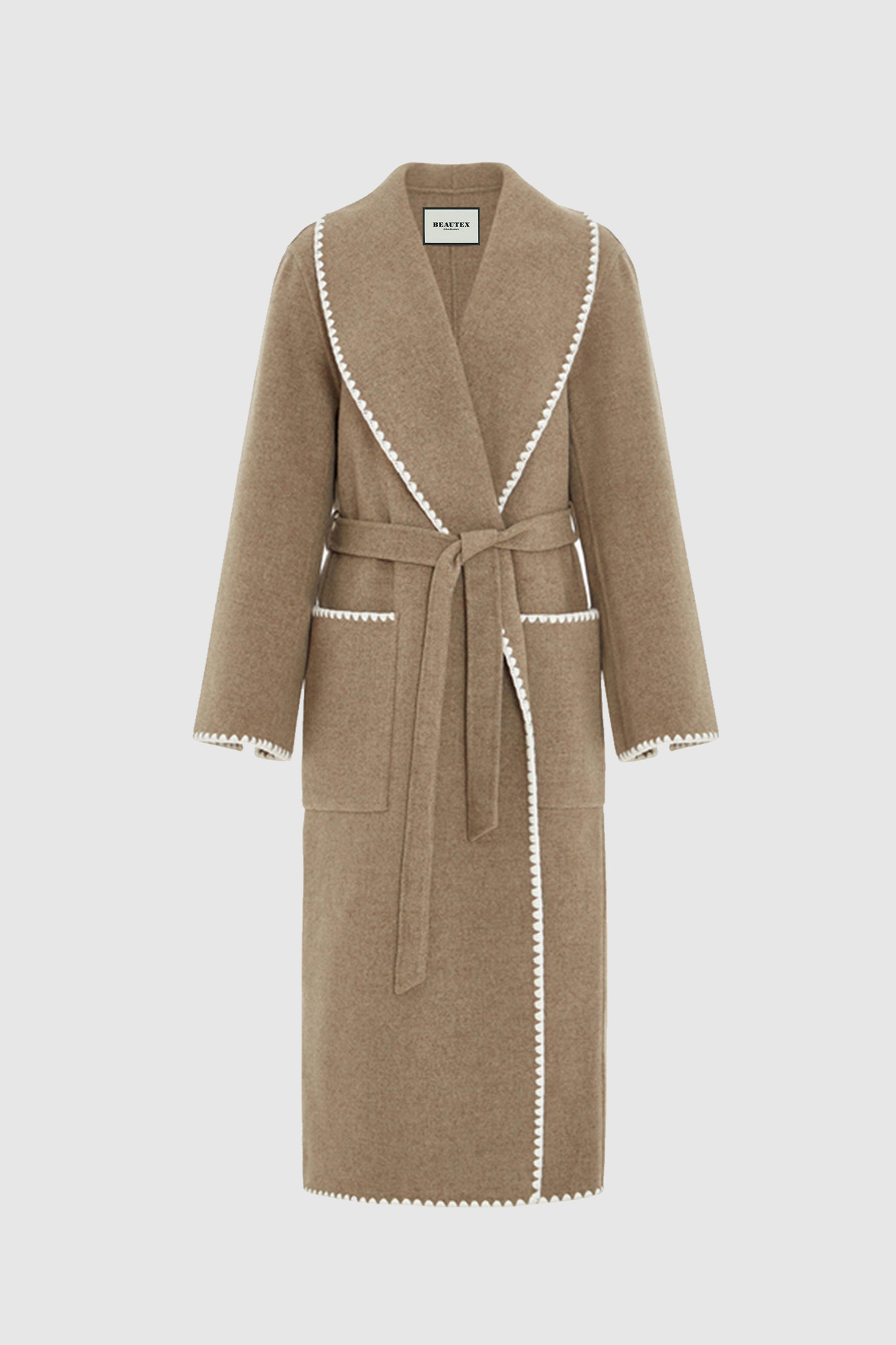 Ladies fashion woolen coat